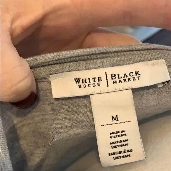 🌺White House Black Market Long Sleeved Top Sz Med - Picture 3 of 4